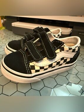 Toddler checkered vans